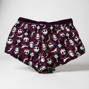Disney Nightmare Before Christmas Sleep Shorts Women’s Size L (12-14) Purple